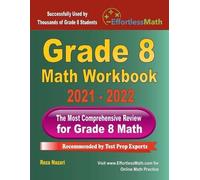 Reza Nazari Grade 8 Math Workbook (Tascabile)