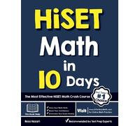 Reza Nazari HiSET Math in 10 Days (Tascabile)