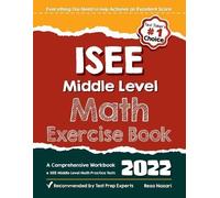 Reza Nazari ISEE Middle Level Math Exercise Book (Tascabile)
