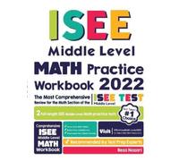 Reza Nazari ISEE Middle Level Math Practice Workbook (Tascabile)