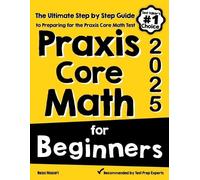 Reza Nazari Praxis Core Math for Beginners (Tascabile)