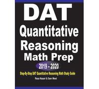 Reza Nazari Sam Mes DAT Quantitative Reasoning Math Prep 2019 - 202 (Tascabile)