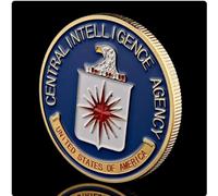 REZAJDUIE Moneta commemorativa America Militare US Central Intelligence Agency Moneta placcata in Oro Moneta Sfida Regalo da Collezione