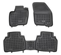 REZAW - PLAST Tappetini in gomma per auto adatto per Ford Edge II 2016-2020 Migliorate il vostro comfort di viaggio con il tappetino antiscivolo per auto - tappetino per auto per tutte le stagioni, pr