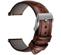 REZERO Cinturini per Orologio in Pelle Toscana, Artigianali con Rilascio Rapido, Bracciali in Pelle a Concia Vegetale di Alta Qualità, Ricambi Cinturino da Uomo 19/20/21/22/24mm