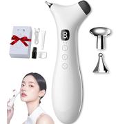 Rezuri - 4-in-1 Jaw Massager,Rezuri TMJ Massager,Cura Pen TMJ Relief Device with Soothing Heat Vibration, Facial Sculpting Device, Relieves Jaw Face/Neck Pain Stiffness (Black)