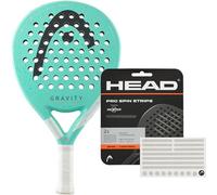 Rezztek Pro Spin Strips per racchette da padel - Head Gravity Team Light 2024 - Pacchetto per il massimo controllo, rotazione e comfort - Universale e facile da installare