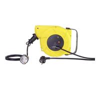 Renkforce rf 3349118 avvolgicavo da parete 9.00 m nero spina schuko angolata