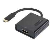 RF 4472892 USB / HDMI ADATTATORE 1X SPINA USB-C PRESA NERO CONTATTI