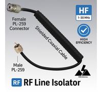 RF CHOKE FILTRO BLOCCO RF IN CAVO COASSIALE E FERRITE PER DIPOLO END FED WINDOM