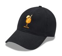 RF&CM Aperol - Cappello a spruzzo, ideale come regalo per gli amanti degli schizzi (DE/NL/SE/PL, numerico, 43, 62, colore nero)