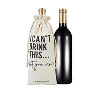 RF&CM Divertente idea per annuncio digravidanza, sacchetti per bottiglie di vino, regali per nonni, marito, zia, zio, famiglia, amici, colleghi