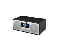 Panasonic RF-D40EGK-K - Radio Internet e DAB+/FM con Bluetooth, 6 Watt, altoparlante da 7,5 cm, LCD TFT a colori da 2,4 pollici, sveglia e timer di addormentarsi, telecomando, USB, WLAN, nero