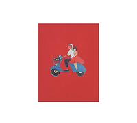 RF Distribution Biglietto di Auguri con Origami Surprise, Amore in Vespa