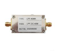 RF Filtro Passaggio basso 1M-1G 50Ohm Per Sma Metallo RF Filtro Passaggio | Risposta in frequenza stabile per radio amatoriale HF pulizia del segnale Carrello Accessori elettrici