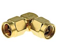 RF SOLUTIONS Adattatore Angolare SMA a SMA 50 Ohm, Dorato