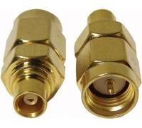 RF SOLUTIONS Adattatore da Presa MCX a Spina SMA, Dorato