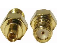 RF SOLUTIONS Adattatore da Presa MMCX a Presa SMA, Dorato, 50 Ohm