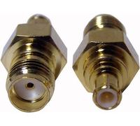 RF SOLUTIONS Adattatore MCX a Femmina SMA, 50Ω, Dorato