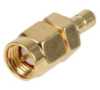 RF SOLUTIONS Adattatore SMA a SMB 50 Ohm, Dorato