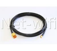 RF240 PROLUNGA ANTENNA WIRELESS RP SMA PLUG - N MALE CAVO wifi 3m