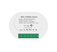 RF433 WiFi Tuya 16A Interruttore Della Luce MiniHome RelÃ¨ Interruttore con Monitoraggio 'Alimentazione Life APP Voce per