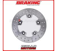 RF8514 DISCO FRENO POSTERIORE DX BRAKING KYMCO LIKE 200 2015 - FISSO R-FIX