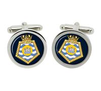 RFA Fort Duquiesne, Cufflinks Della Royal Navy In Scatola