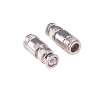 RFaha 2pcs BNC a N Connettore coassiale BNC maschio a N tipo femmina RF adattatore coassiale convertitore antenna per radio (F136-2)