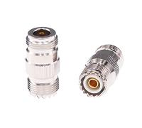 RFaha 2pcs N femmina a UHF femmina SO-239 SO239 RF adattatore coassiale N a UHF adattatore connettore coassiale (F35-2)