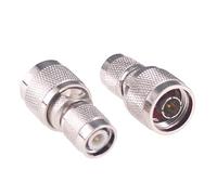RFaha 2pcs TNC maschio a N Tipo maschio RF coassiale adattatore coassiale TNC a N connettore (F150-2)