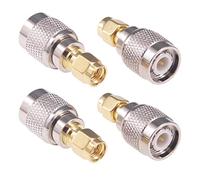 RFaha 4 adattatori coassiali TNC maschio a SMA maschio RF coassiale SMA a connettore TNC (F155-4)