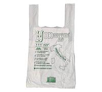 RFD Buste Shopper 1000 pezzi con Manico - Biodegradabili Compostabili 28x49 - Shopper bag e Sacchetti Umido