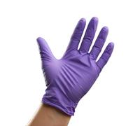 RFD Guanti in Nitrile Viola Senza Talco - 100 Pezzi - Taglie S, M, L, XL - Monouso per Cucina, Laboratorio, Tattoo, Alimentari, Meccanica - Resistenti, Usa e Getta (S)