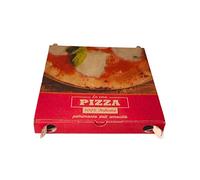 RFD Scatole per pizza box in cartone 200 pz da 24x24 H 3 cm per asporto di pizza cibi caldi e freddi