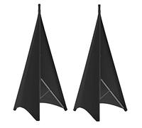 Rfeeuubft Altoparlante universale per DJ con supporto per gonna, copertura pieghevole con materiale in poliestere estensibile, 2 pezzi