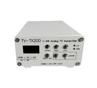 Rfeeuubft Trasmettitore TV Analogico Banda di Frequenza VHF/UHF Frequenza del Trasmettitore Selezionabile Potenza Supporta Ingresso Segnale/CVBS