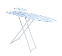 RFEGJVII Asse da stiro con gambe pieghevoli, pieghevole, per la casa, antiscivolo, resistente all'usura, stiratura extra larga, esterno esteso con copertura resistente al calore, per casa, ufficio,