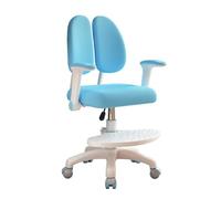 RFEGJVII Sedia da scrivania per bambini migliorata con ruote a 360 gradi, altezza regolabile in altezza, sedia per computer, sedia ergonomica con supporto lombare, ruote freno per auto