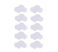 RFGTHY 10 Pezzi Cartoon Cloud Maniglie for Mobili Manopole for Camera dei Bambini Maniglie for Cassetti Maniglia for Porta for Cassetto Facili da Installare(Yellow)