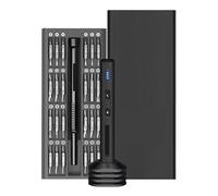 RFGTHY Cacciavite Elettrico Set di Mini Cacciaviti Elettrici 96 in 1 Cacciaviti di Precisione Senza Fili Ricaricabili for La Riparazione del Telefono Portatile E Leggero(SES Mini Plus Black)