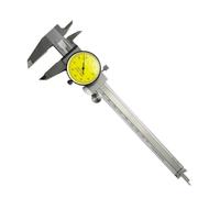 RFGTHY Calibro A Quadrante Acciaio Inossidabile 0-150mm 200mm Doppio Senso Antiurto Qulity Industriale 0-300mm 0,02mm 0,01mm Facile da Usare(171-144 0-200x0.02mm)
