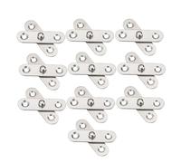 RFGTHY Cerniere per Mobili 10 Pz 360 Gradi in Acciaio Inox Cabinet Cerniere Girevole for La Casa Cerniere della Porta Cerniere A Semicerchio Cerniera Accessori for Mobili Installazione Senza Sforzo