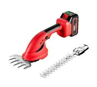 RFGTHY Forbici da Giardino 600W 2 in 1 Brushlss Trimmer Elettrico Cordless Tagliasiepi Utensili Elettrici da Giardino Cesoie Elettriche for Potatura for Batteria 18v Quick Trim(2 Battery)