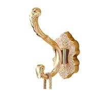 RFGTHY Gancio for Accappatoio Montaggio A Parete Porta Asciugamani A Vite Singola Accessori for Il Bagno Gancio for Abiti Facile da Installare(Gold)