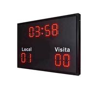 RFGTHY Segno Elettronico del Tabellone Segnapunti LED di Calcio for La Partita Chiaro Luminoso