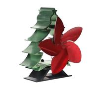 RFGTHY Ventilatore Da Stufa A 5 Pale A Forma Di Albero Natale Alimentato A Calore For Cambiare Il Fuoco Reale Del Camino Che Brucia I Ventilatori For Stufe A Legna A Caldo Efficienza Termica