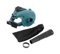 RFGTHY Ventilatore Elettrico Senza Fili 2 in 1 Che Soffia E Aspira con Rotazione di 180 Gradi Ventilatore for Foglie con Collettore di Polveri for Batteria da 18 V Leggero E Portatile(Set A)