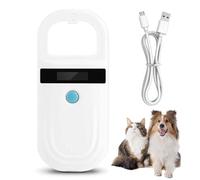 RFID Microchip Reader per Animali Domestici, Lettore di chip per animali domestici con schermo OLED Lettore ID per animali domestici animali domestici maiale cane e gatto