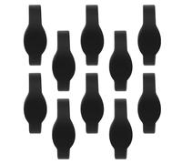 RFID Silicone Wristband 10 Pack | 125KHz Water - tight IP68 for Pool/Sauna Access | Sturdy ID Bracelets for Wet Environments (Black)